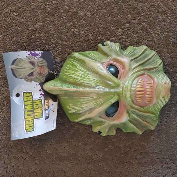 Adult Mens Deep Waters Halloween Mask Creature Lagoon Swamp Monster Alien NWT - Picture 1 of 3
